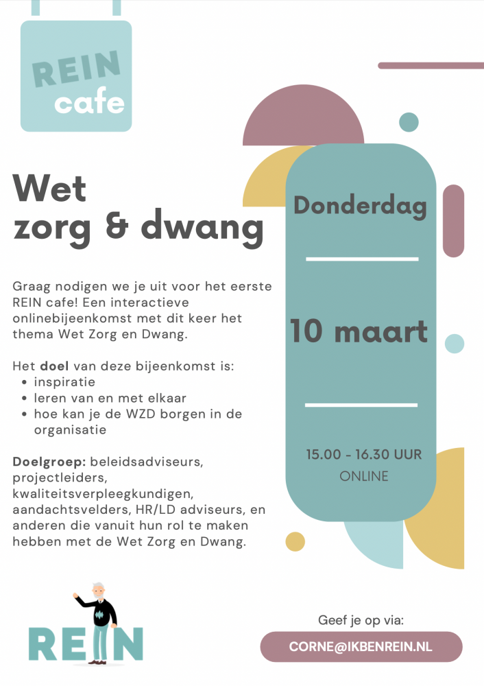 Ja, ik geef mij op voor het REIN cafe WZD